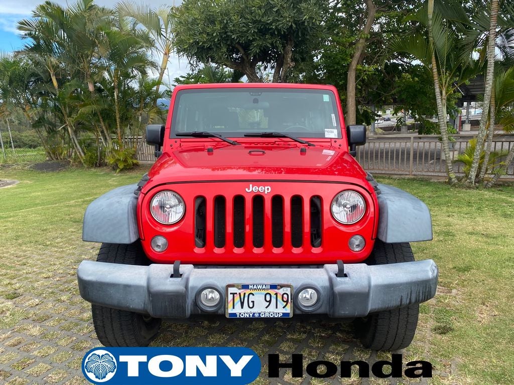 2016 Jeep Wrangler — side profile view