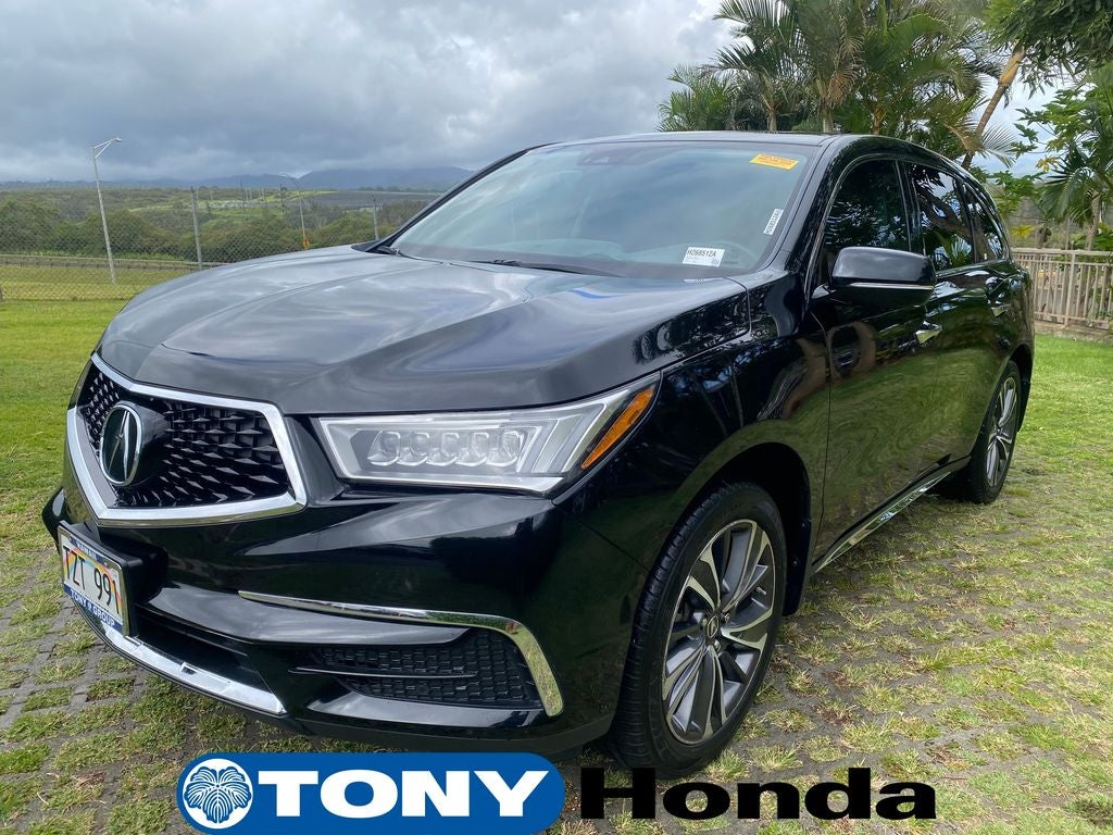 2020 Acura MDX — rear three-quarter view