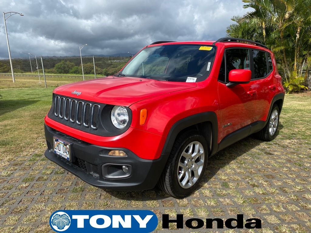 2017 Jeep Renegade — rear three-quarter view