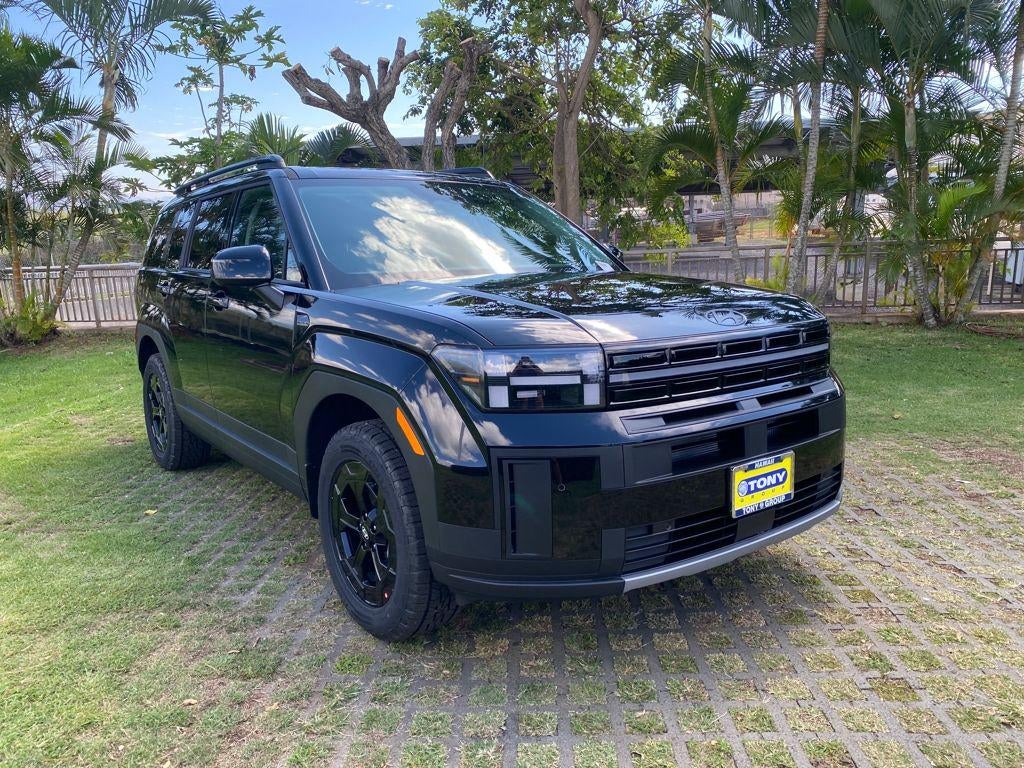2026 Hyundai SANTA FE XRT AWD in Phantom Black — front three-quarter view